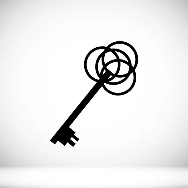 Schlüsselzeichensymbol — Stockvektor