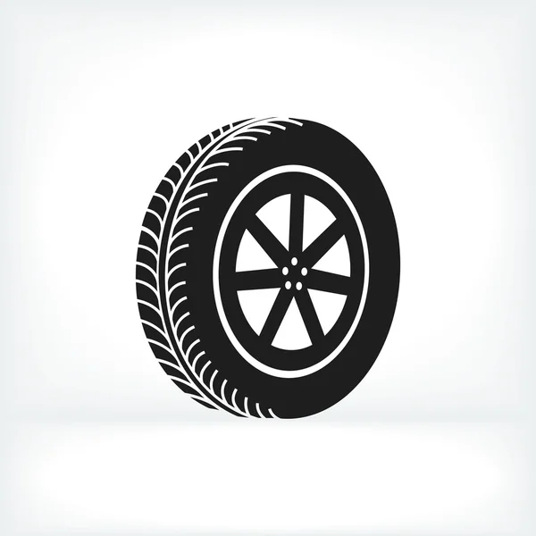 Car wheel icon — Stock Vector