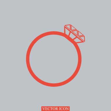 Elmas yüzük simgesi