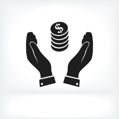  Ellerin simgesinde para