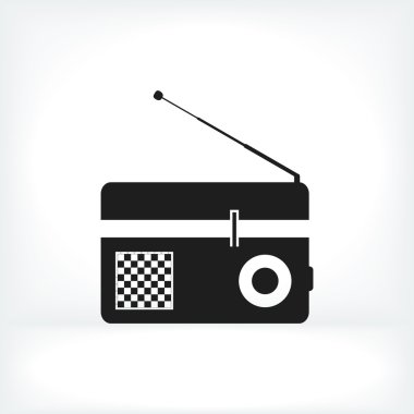 Retro radyo simgesi