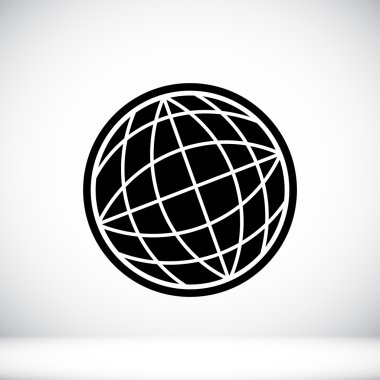 Soyut küre logo simge