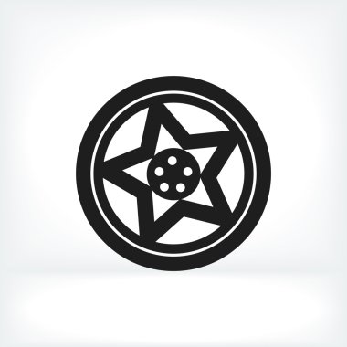 Otomobil jant jant simgesi