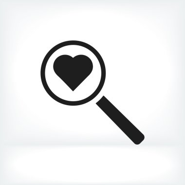 Arama kalp simgesi