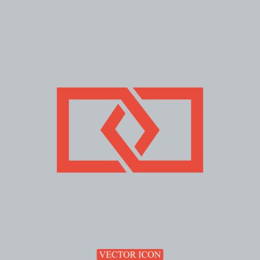 düz bağlantı simgesi