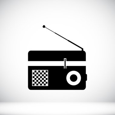 Retro radyo simgesi