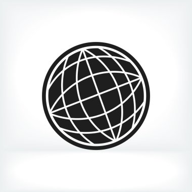 Soyut küre logo simge