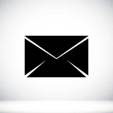 kapalı kağıt zarf simgesi