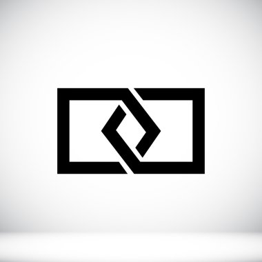 düz bağlantı simgesi