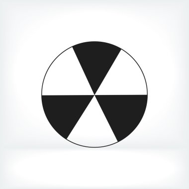 radyoaktif uyarı simgesi