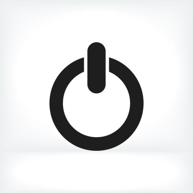  güç düğmesi düz simgesi 