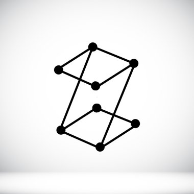 soyut geometrik şekil kutsal kişilerin resmi