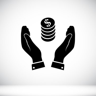  Ellerin simgesinde para