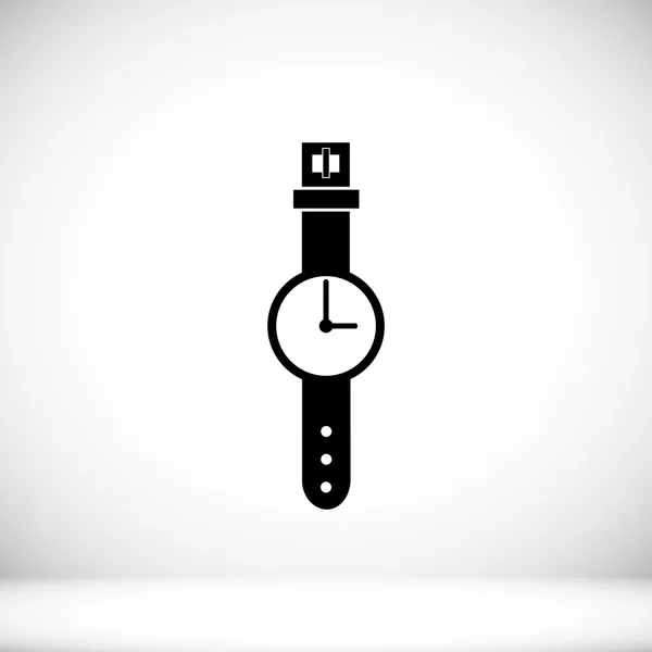 Icono del reloj de muñeca — Vector de stock