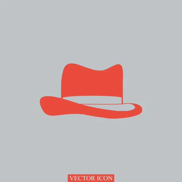 Άνδρες καπέλο εικονίδιο — Διανυσματικό Αρχείο