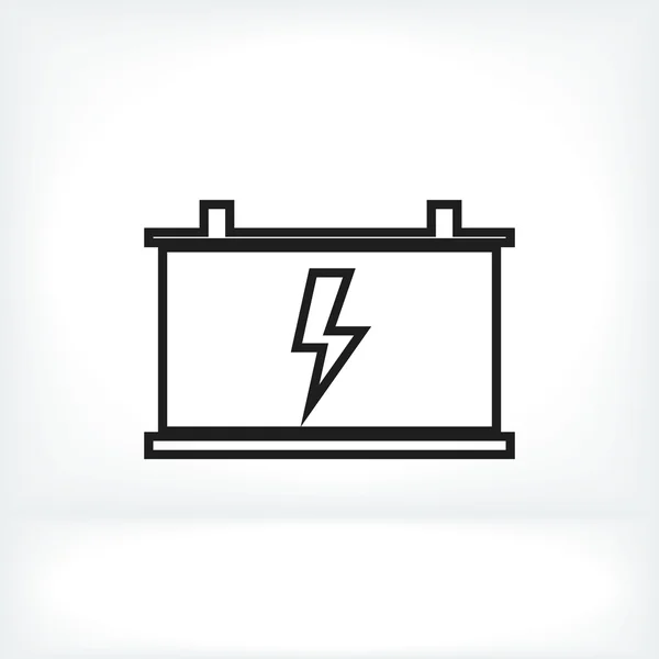 Icono de batería coche — Archivo Imágenes Vectoriales