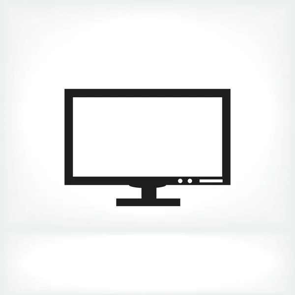 Monitor van de computerpictogram — Stockvector