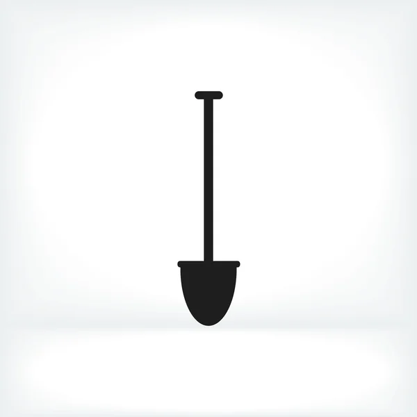 Icône outil pelle — Image vectorielle