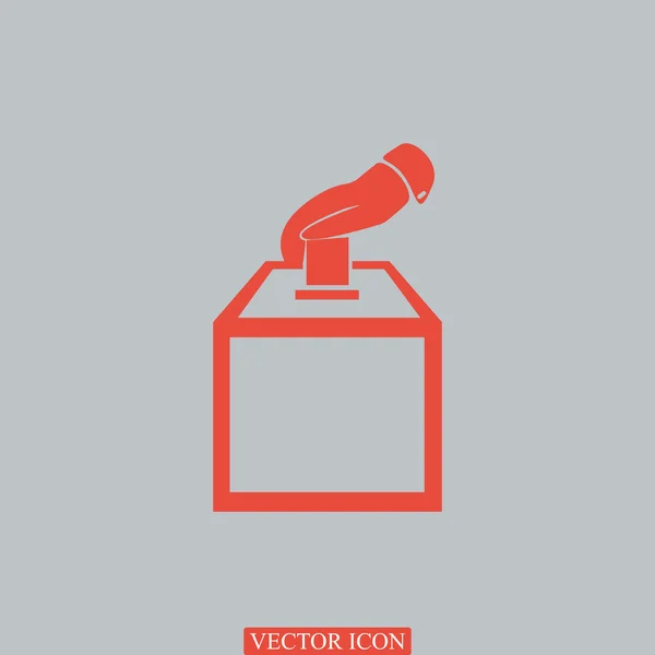 Icône du bulletin de vote — Image vectorielle
