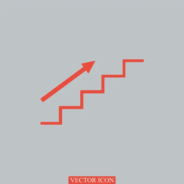 Växande business graf-ikonen — Stock vektor