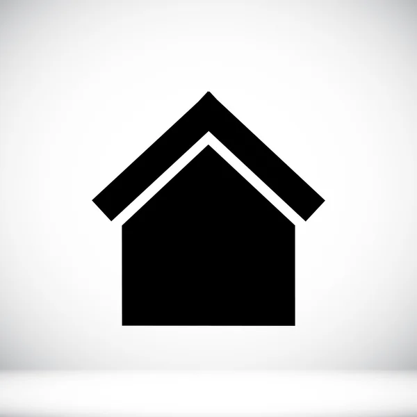 Rumah, ikon rumah - Stok Vektor