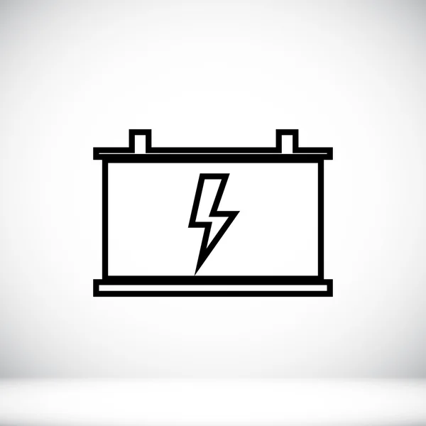 Autobatterie-Symbol — Stockvektor