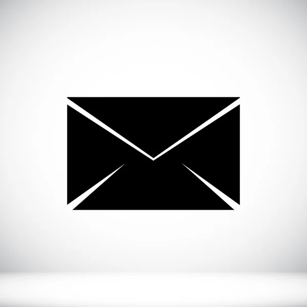Icône de l'enveloppe papier fermée — Image vectorielle