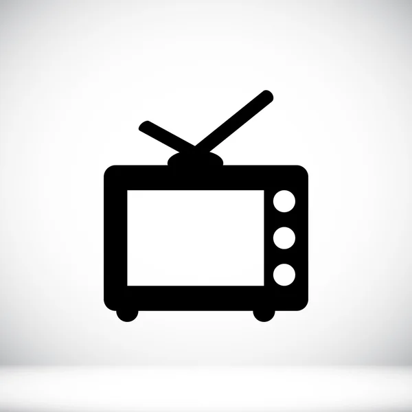 Icône de télévision maison — Image vectorielle