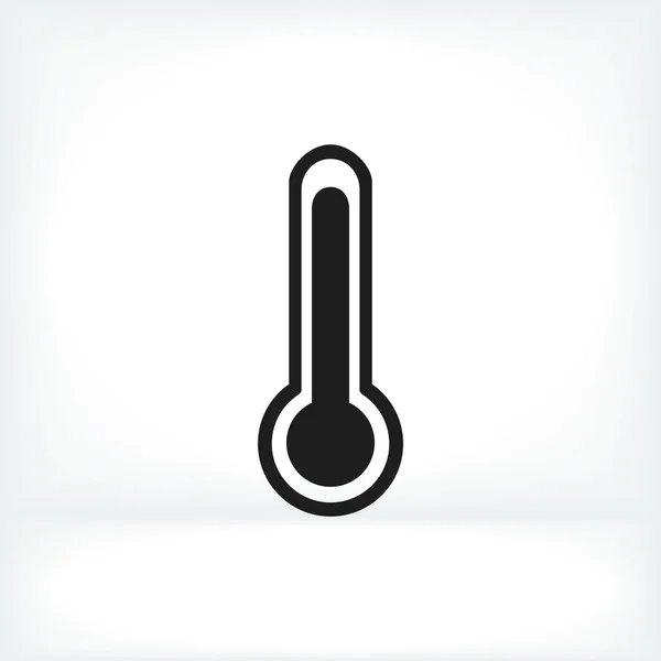 Термометр, температура значок — стоковий вектор