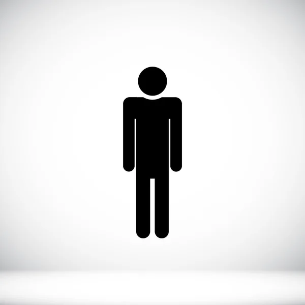 Male person icon — Stock Vector