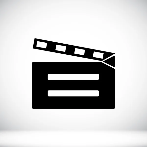 Cinema klepel pictogram — Stockvector
