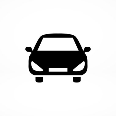 Araba, taşıma düz simgesi