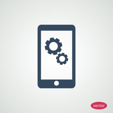 Akıllı telefon ayarları simgesi