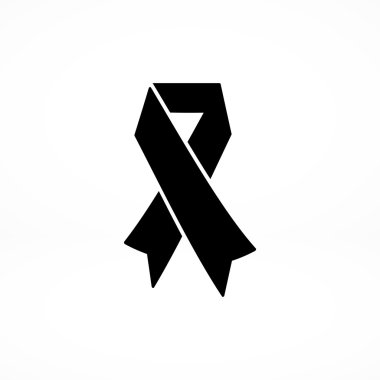 AIDS kurdele düz simgesi