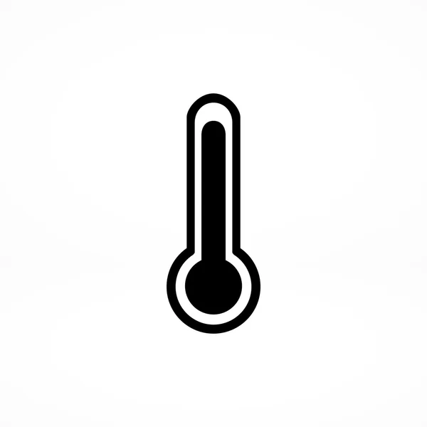 Thermometer, temperatuur pictogram — Stockvector