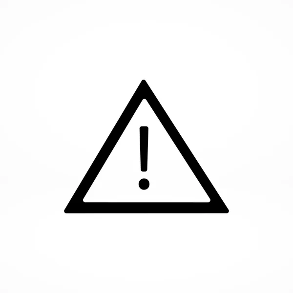 Advertencia señal de tráfico icono — Archivo Imágenes Vectoriales