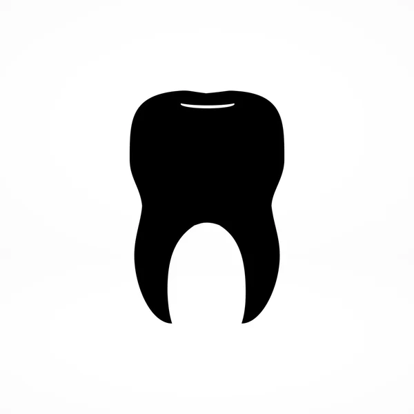 Ikona płaskie zęby człowieka — Wektor stockowy
