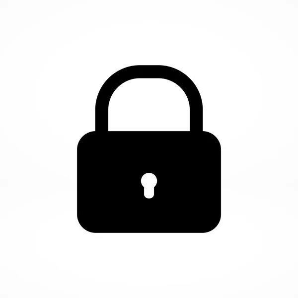 Lock, padlock icon — Stock Vector