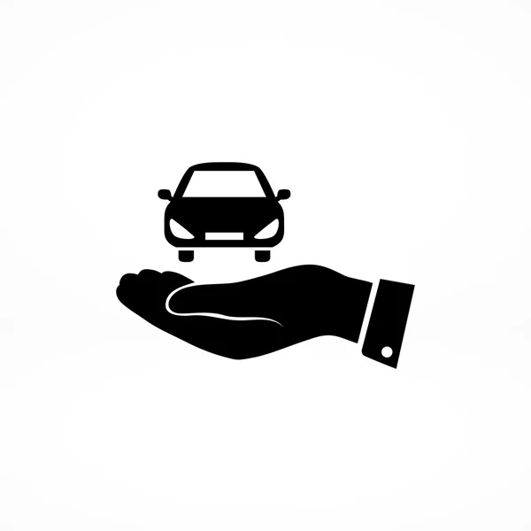 Icona di assicurazione auto — Vettoriale Stock