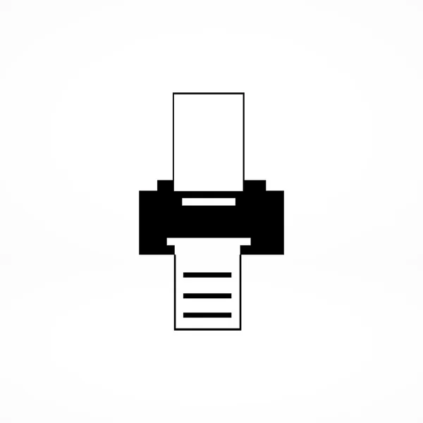 Ploché ikony tiskárny sady Office — Stockový vektor