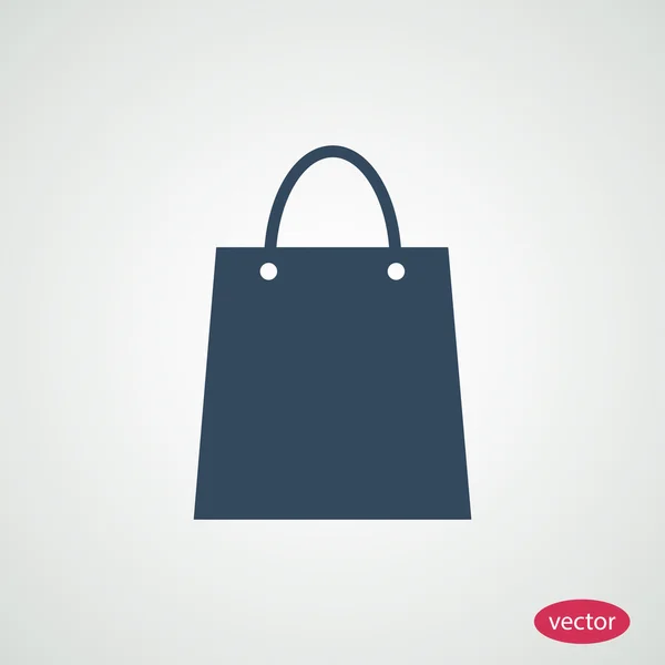 Icona sacchetto di carta shopping — Vettoriale Stock