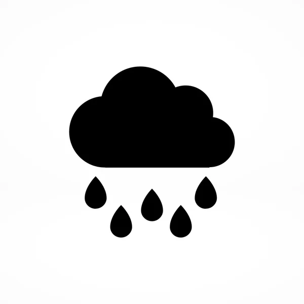天气，云平图标 — 图库矢量图片