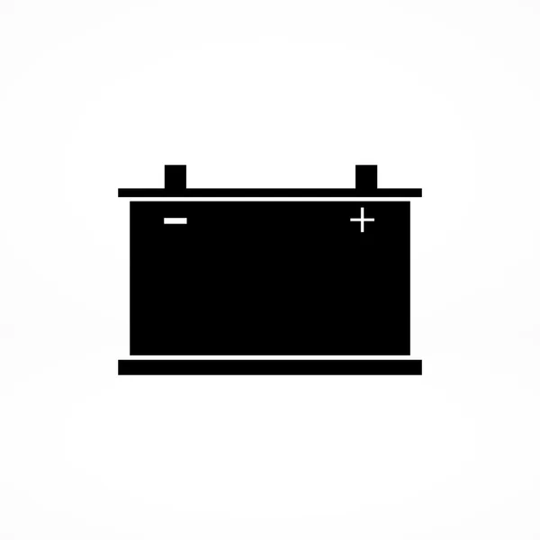 Car battery flat icon — Stock Vector