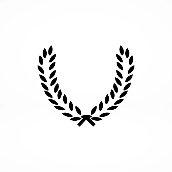 Wheat wreath icon — Stock Vector