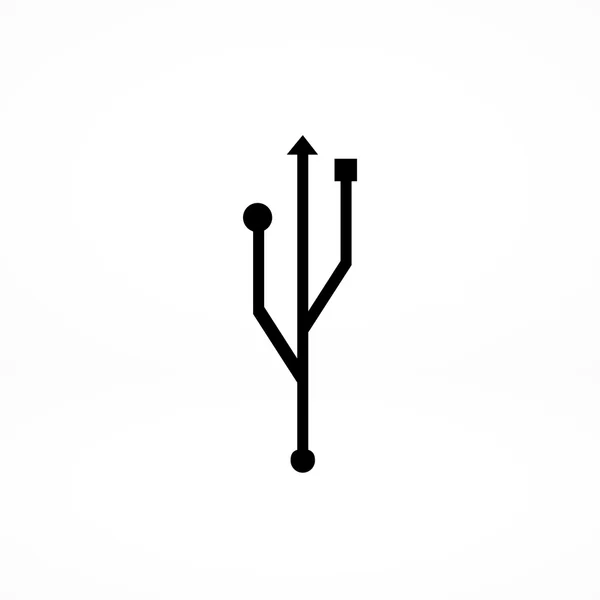 USB bağlantı simgesi — Stok Vektör