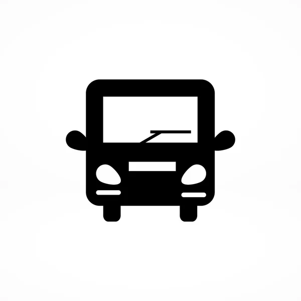 Bus transporte plano icono — Archivo Imágenes Vectoriales