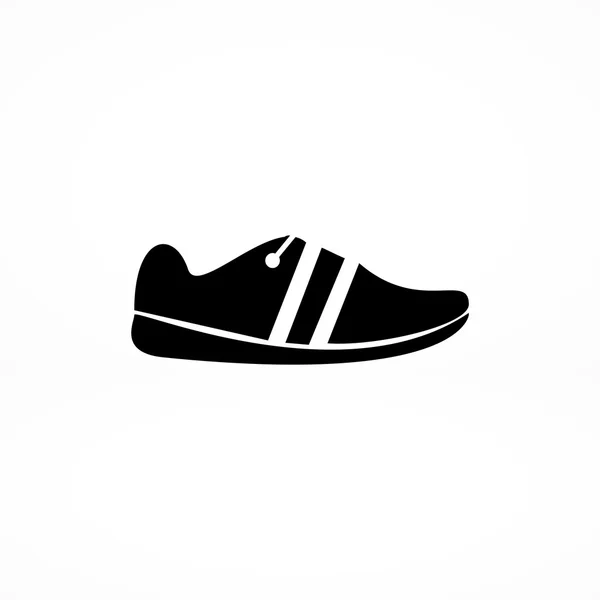 Correndo ícone sapato plana — Vetor de Stock