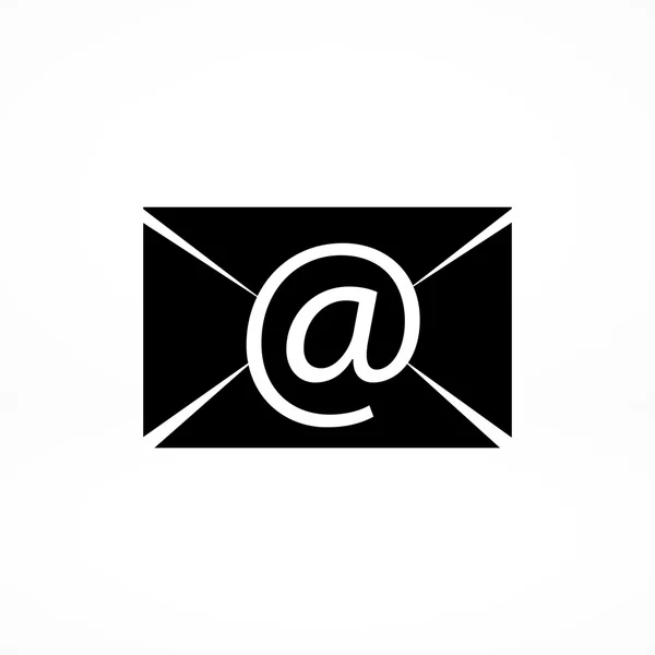 E-Mail-Nachricht flaches Symbol — Stockvektor