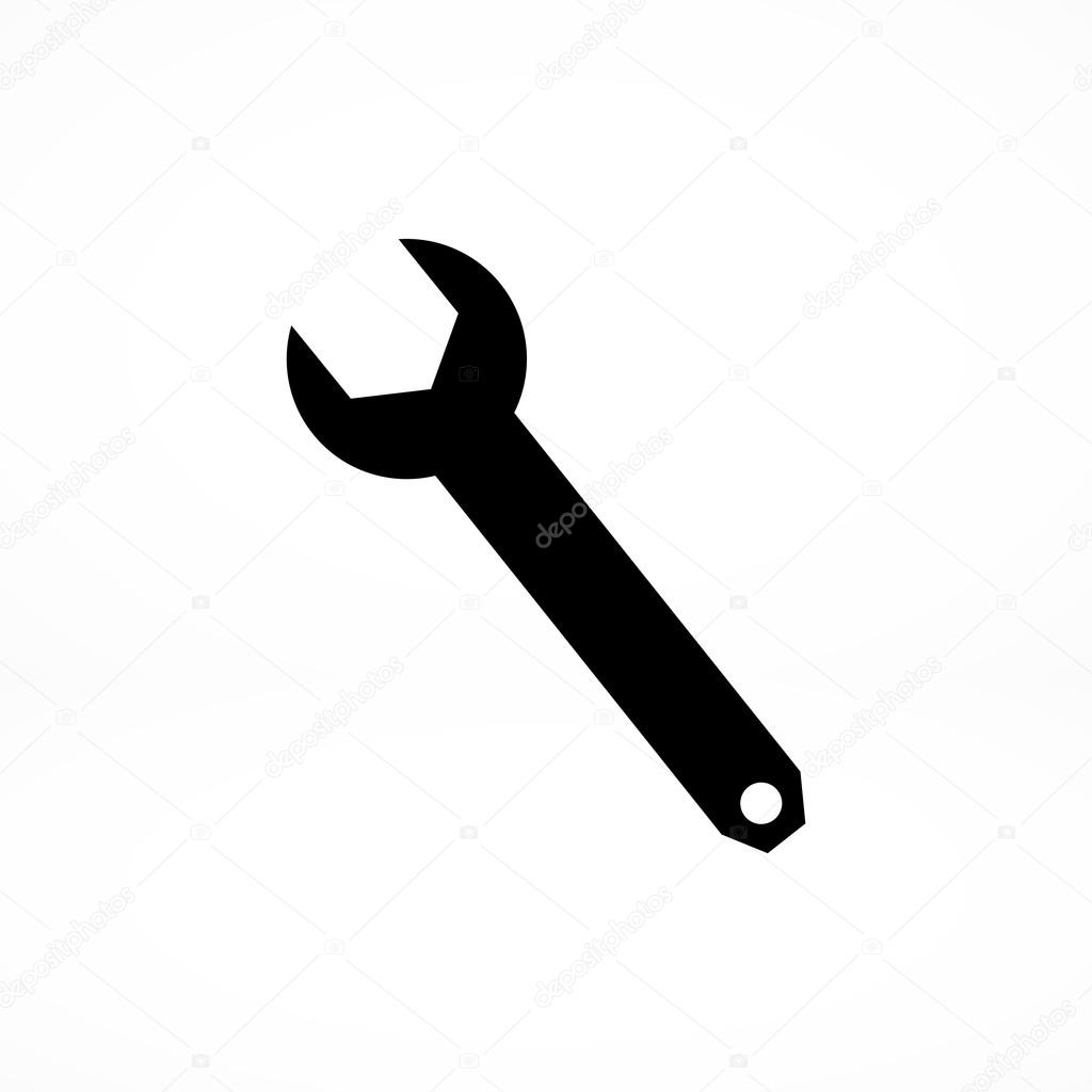 Wrench tool icon Stock Vector Image by ©SimVA 124297570