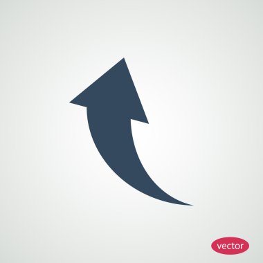 düz simgesi yukarı ok